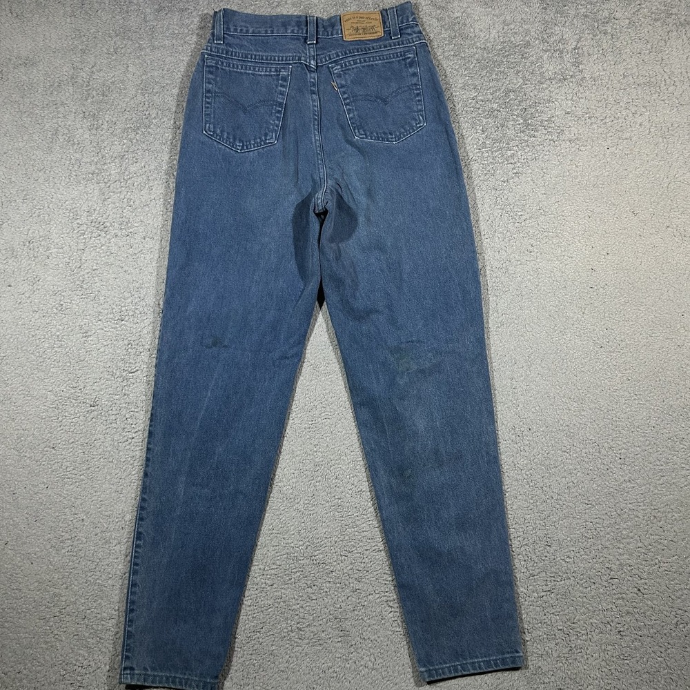 Vintage Levis 900 Series Jean Womens 9 Blue Relaxed Tapered Fit High Waist #2923 - Picture 4 of 13